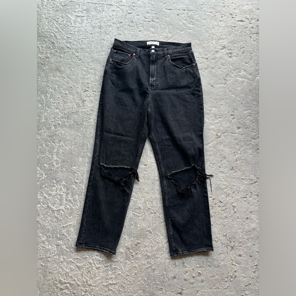 Abercrombie and Fitch Ankle Straight Jeans